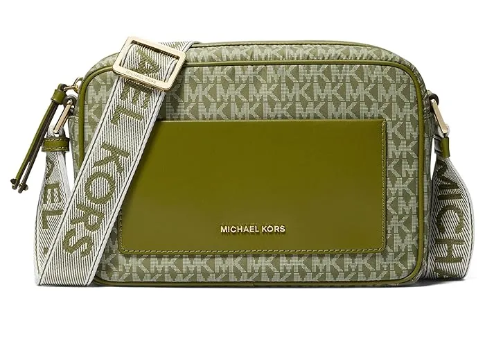 MICHAEL Michael Kors Jet Set Large East West Crossbody With Logo Web Strap