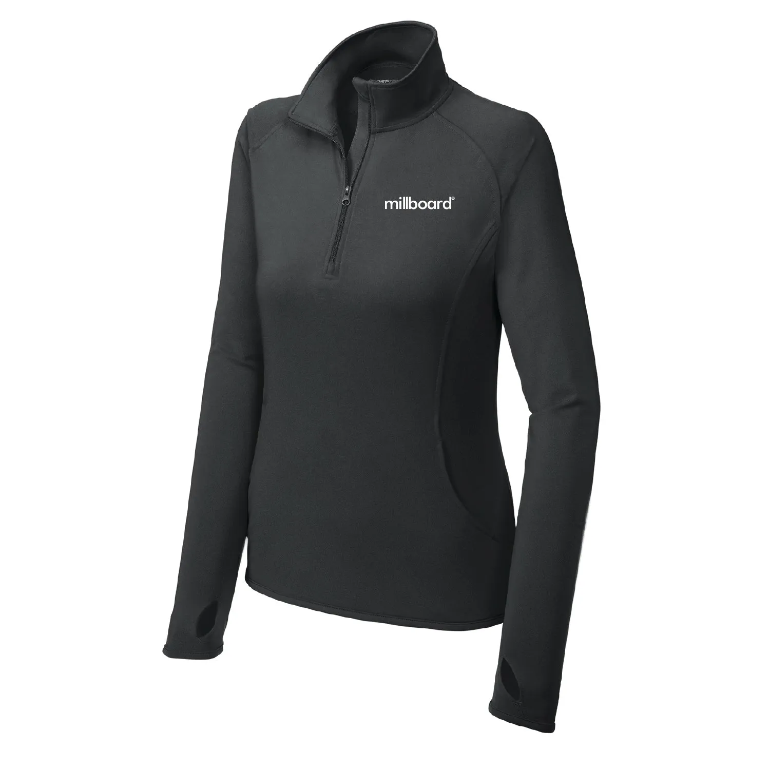 Millboard Ladies 1/4-Zip Pullover