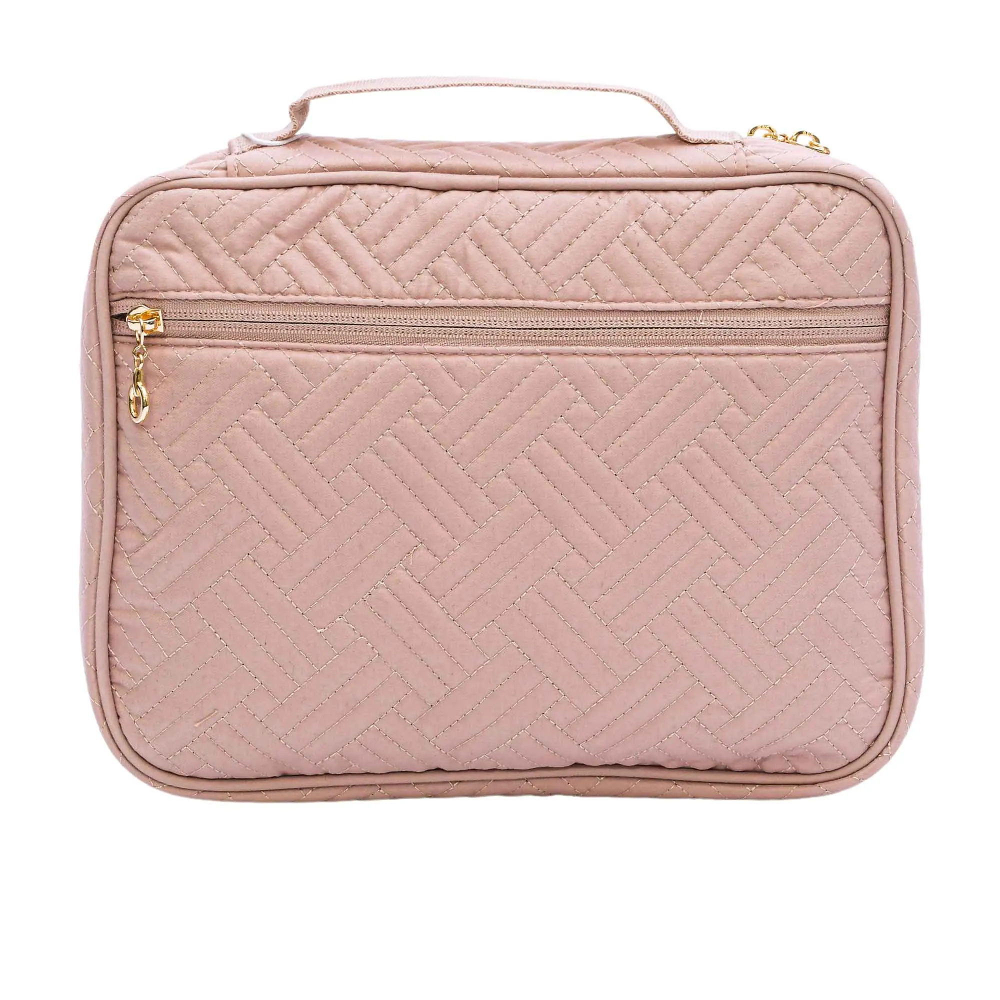 Mosafer Women's Pink Polyester Travel Cable Bag, Size : 27X5X21cm