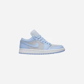 NIKE  AIR JORDAN 1 LOW FOOTBALL GREY ALUMINIUM