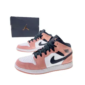 Nike Air Jordan 1 Mid Pink Quartz (GS)