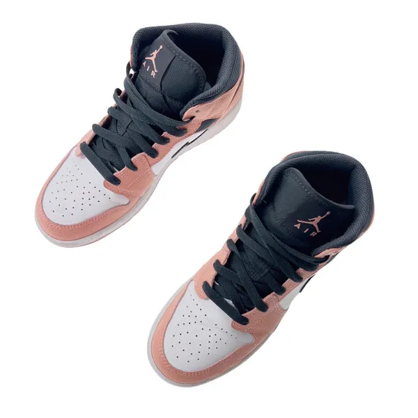 Nike Air Jordan 1 Mid Pink Quartz (GS)