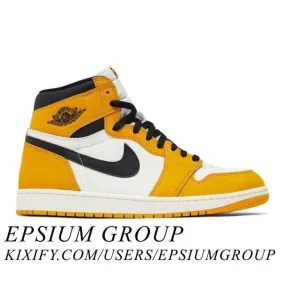 Nike Air Jordan 1 Retro High OG (Yellow Ochre/ Yellow Oc...