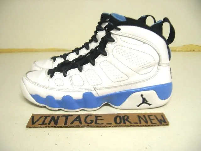 Nike Air Jordan IX 9 Powder Blue Retro GS 2010 sz 5Y coo...