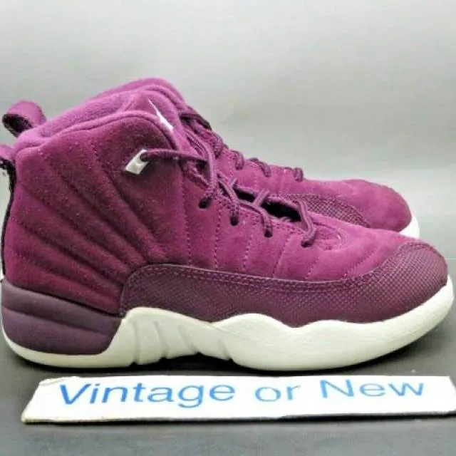 Nike Air Jordan XII 12 Bordeaux 2017 Retro BP Preschool ...