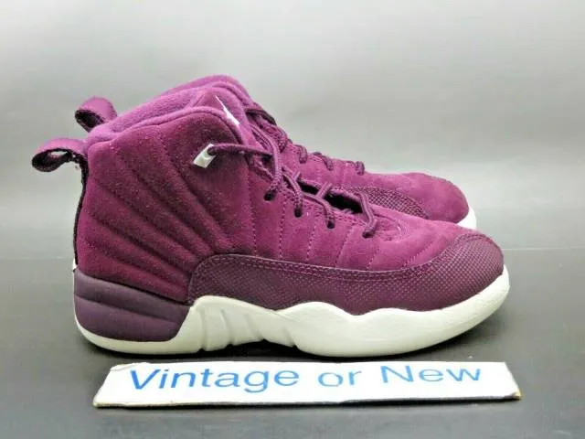 Nike Air Jordan XII 12 Bordeaux 2017 Retro BP Preschool ...