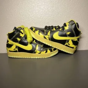 Nike Dunk High 1985 Yellow Acid Wash