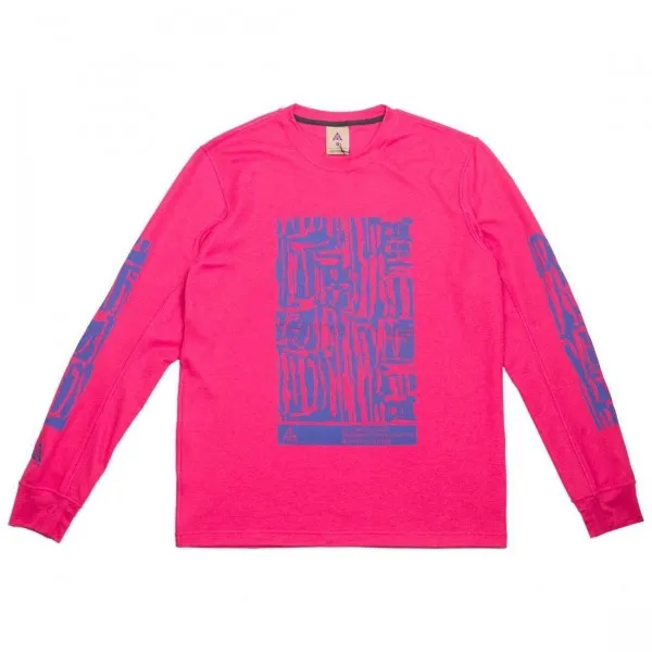 Nike Men Nrg Acg Waffle Top Long Sleeve Tee (rush pink)