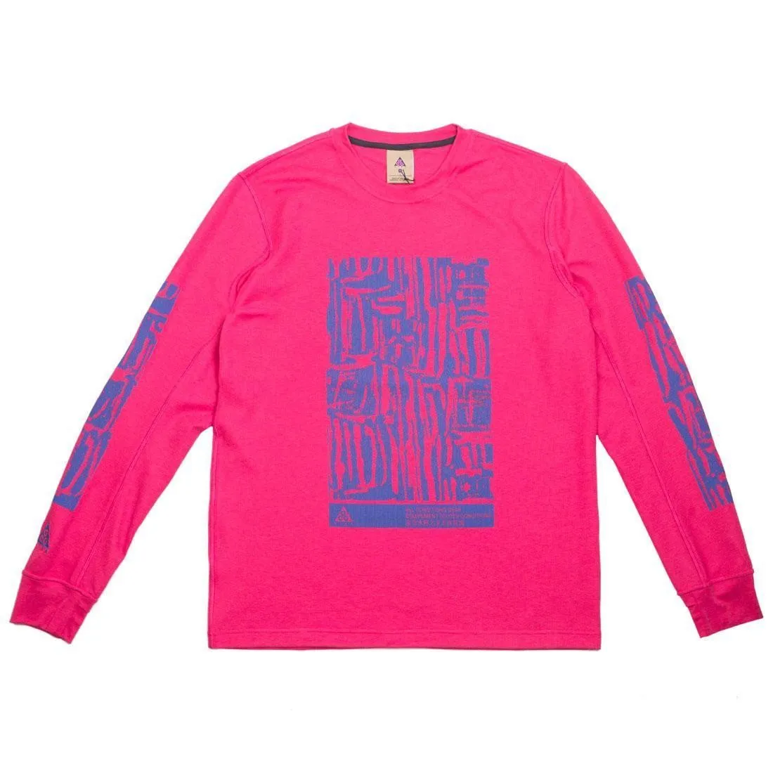 Nike Men Nrg Acg Waffle Top Long Sleeve Tee (rush pink)