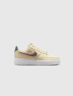 NIKE WOMEN'S PREMIUM GOODS X AIR FORCE 1 LOW THE BELLA   WHITE