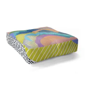 Ole Modern Landscape Floor Pouf Pillow Square (DS)