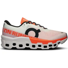 On Women's Cloudmonster 2 Running Shoes White / Flame