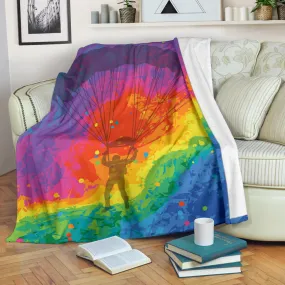 Paint Splatter Premium Blanket