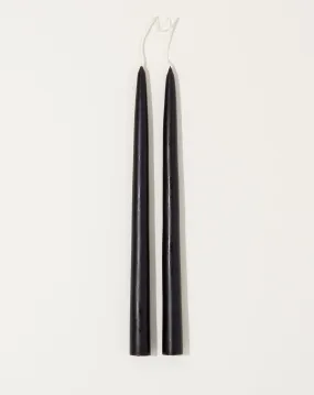 Pair of 12 Taper Candles in Smoke