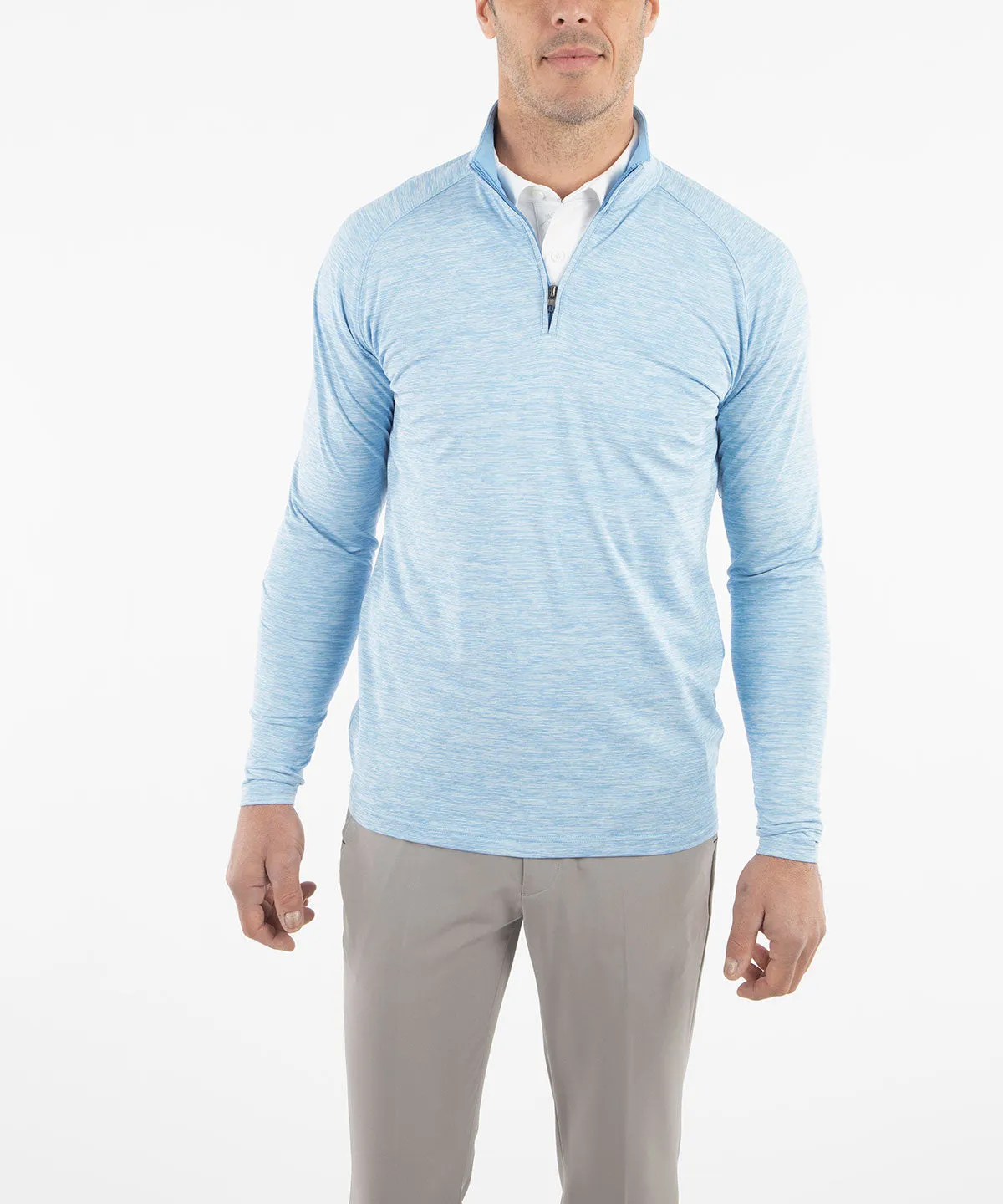 Performance Raglan Sleeve Quarter-Zip Athletic Pullover