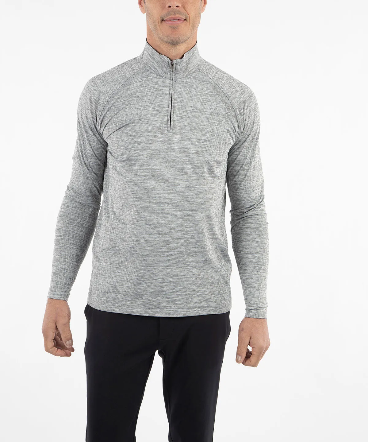 Performance Raglan Sleeve Quarter-Zip Athletic Pullover