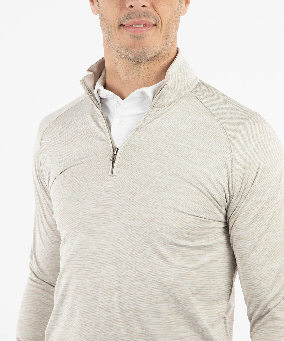 Performance Raglan Sleeve Quarter-Zip Athletic Pullover