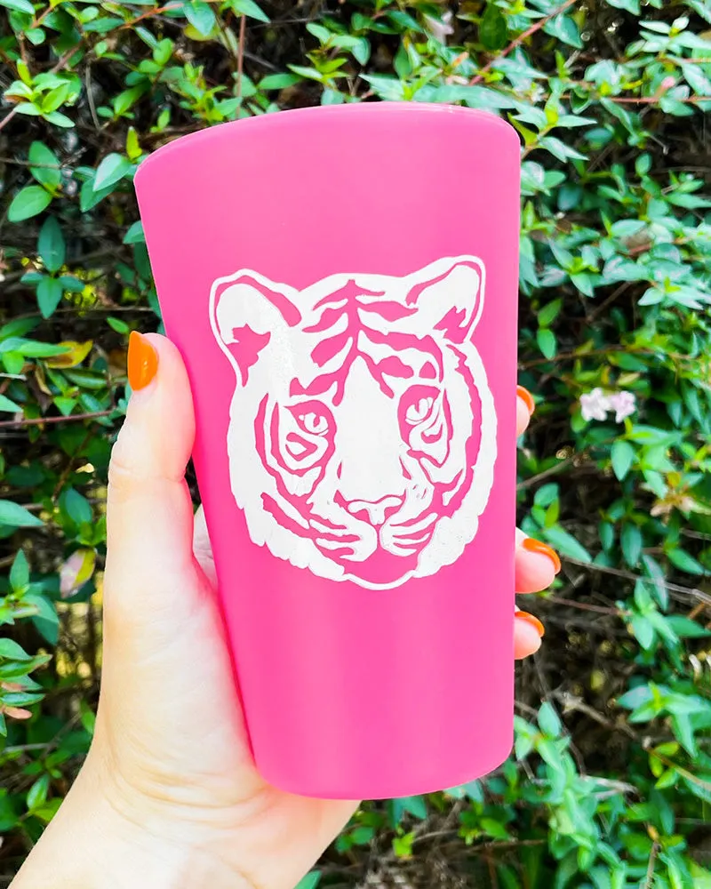 Pink Tiger Gift Bundle - Pillow, Hat, & Flex Cup