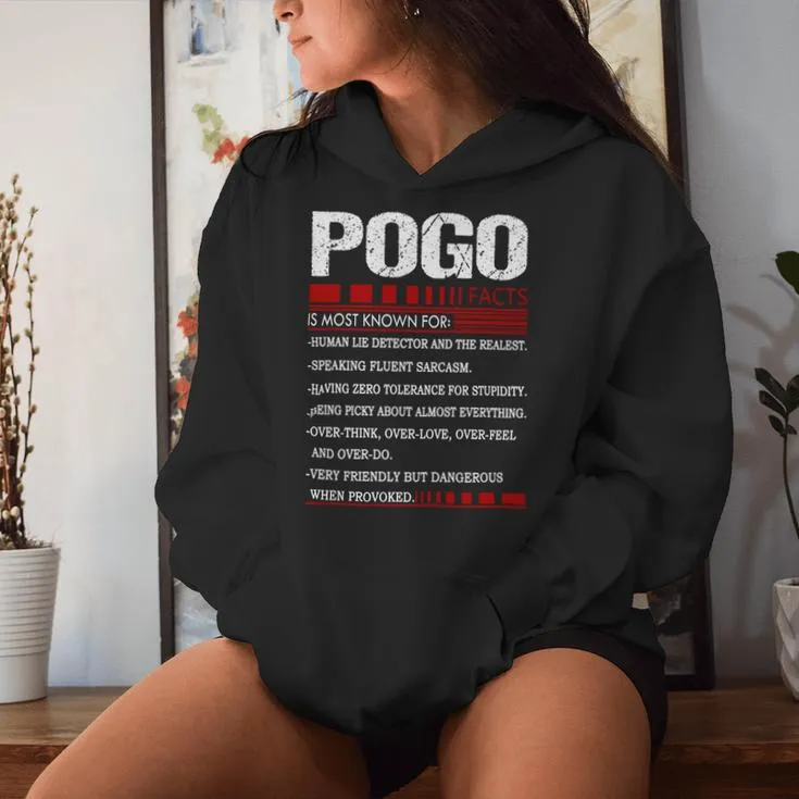 Pogo Name Facts Last Name Pogo Name Facts Family Name Women Hoodie