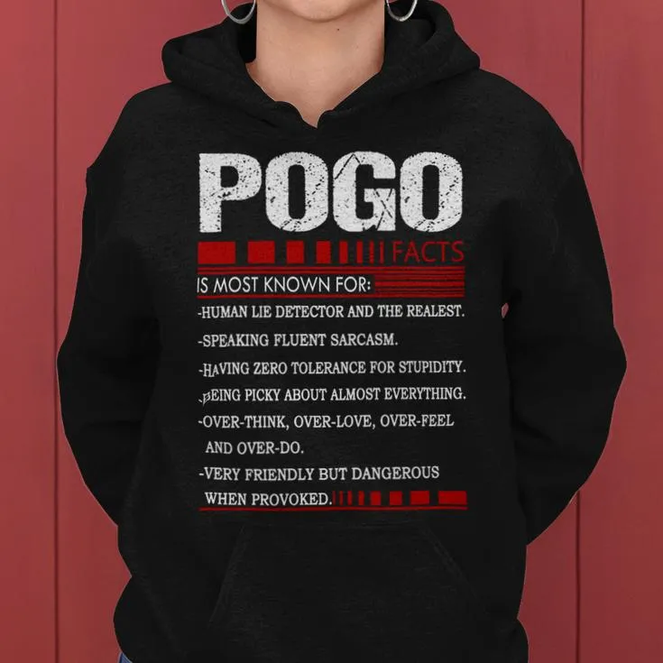 Pogo Name Facts Last Name Pogo Name Facts Family Name Women Hoodie