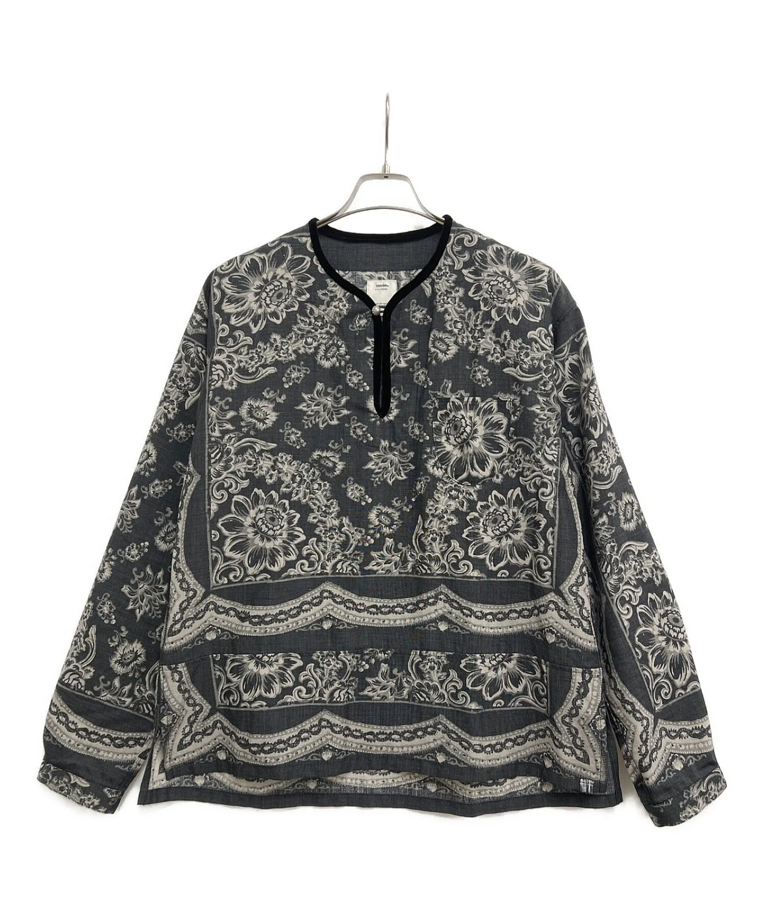 [Pre-owned] visvim Tunic Pullover Wildflower 0122105011013