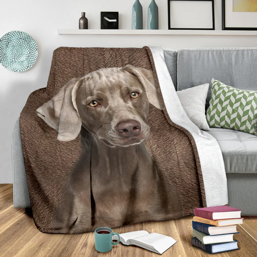 Premium Blanket Weimaraner - Blanket - 1267