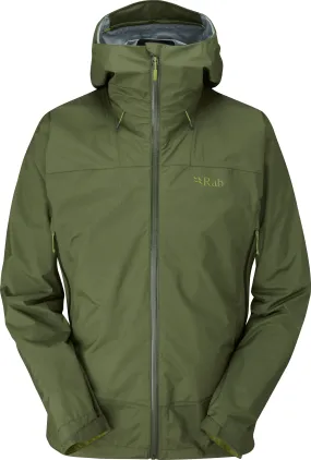 Rab Men's Downpour Plus 2.0 Jacket Bracken | Buy Rab Men's Downpour Plus 2.0 Jacket Bracken here | Outnorth