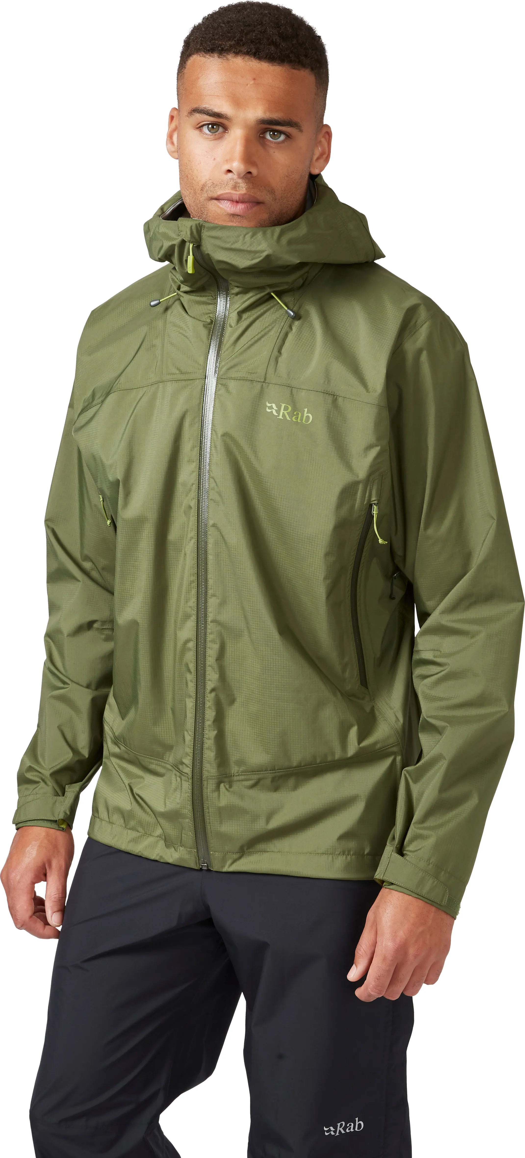 Rab Men's Downpour Plus 2.0 Jacket Bracken | Buy Rab Men's Downpour Plus 2.0 Jacket Bracken here | Outnorth