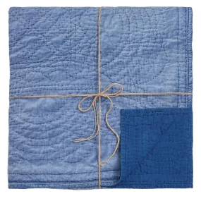 RRL by Ralph Lauren Hand-Embroidered Indigo Quilt Indigo