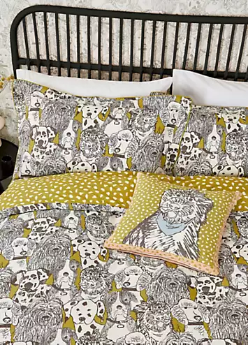 Scion Doggy Day Care Cotton Duvet Cover Set | Kaleidoscope