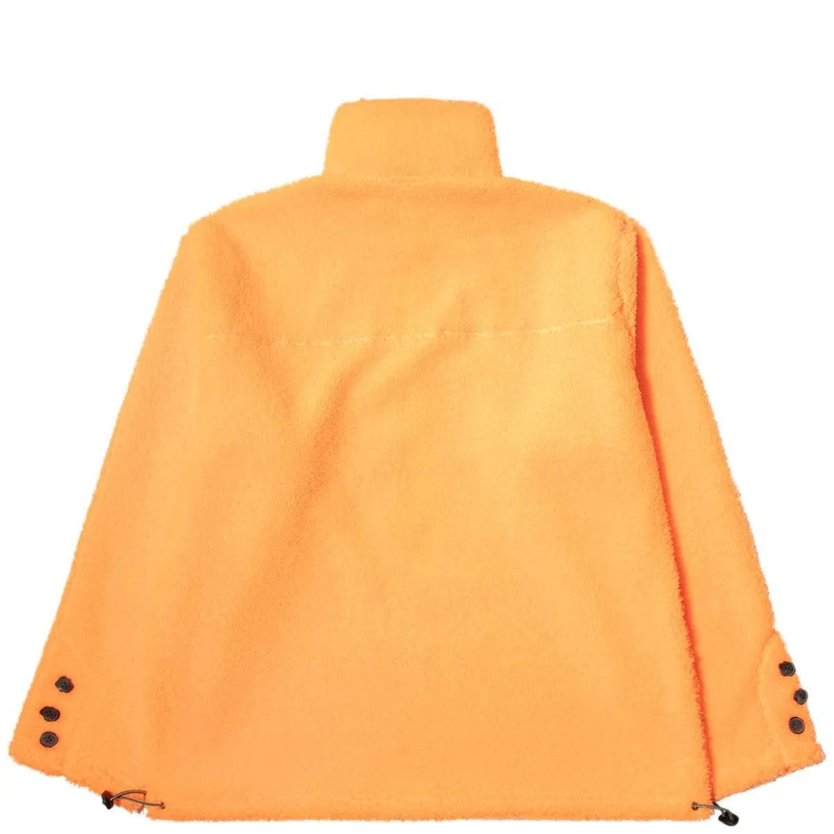 SHEARLING HALF ZIP-UP PULLOVER Neon Orange