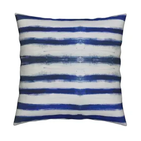 Ships Ahoy Indigo Pillow