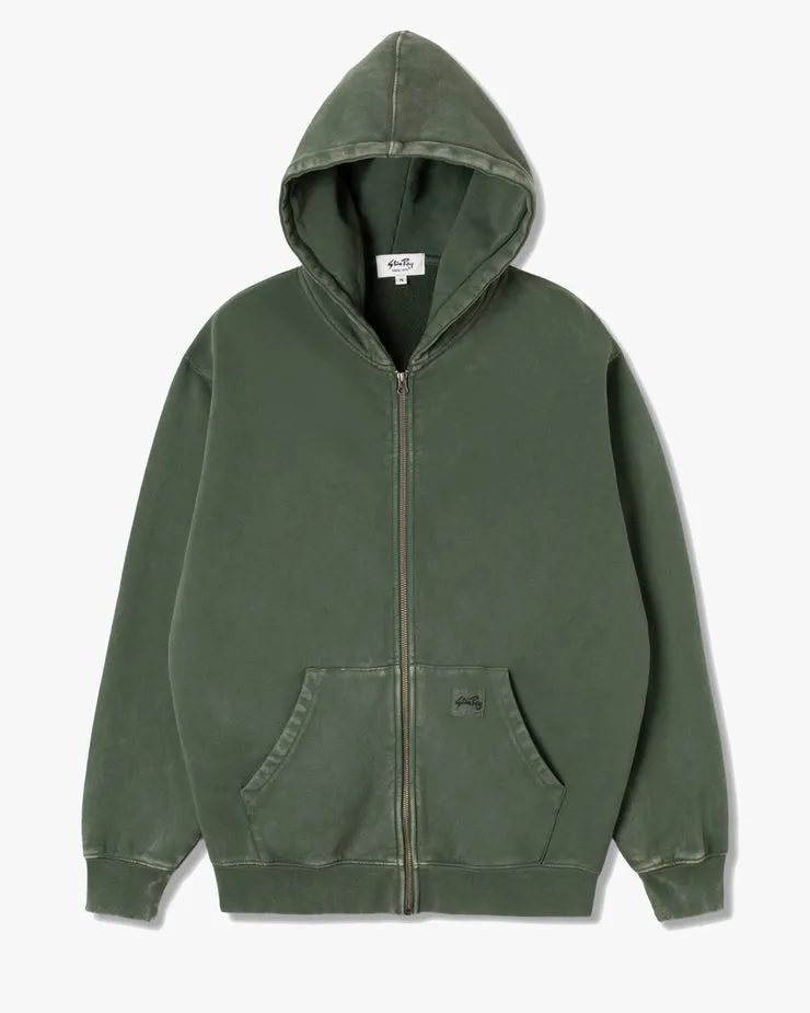 Stan Ray Patch Zip Hoodie - Washed Green