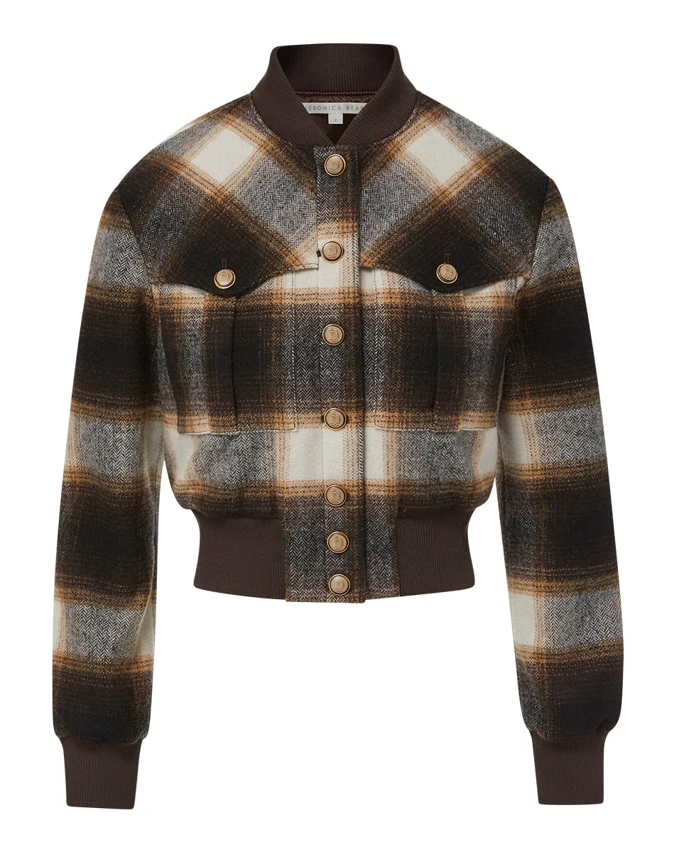 Stanley Plaid Bomber Jacket