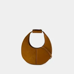 Staud  Mini Moon Split Crossbody - Staud - Leather - Tobacco