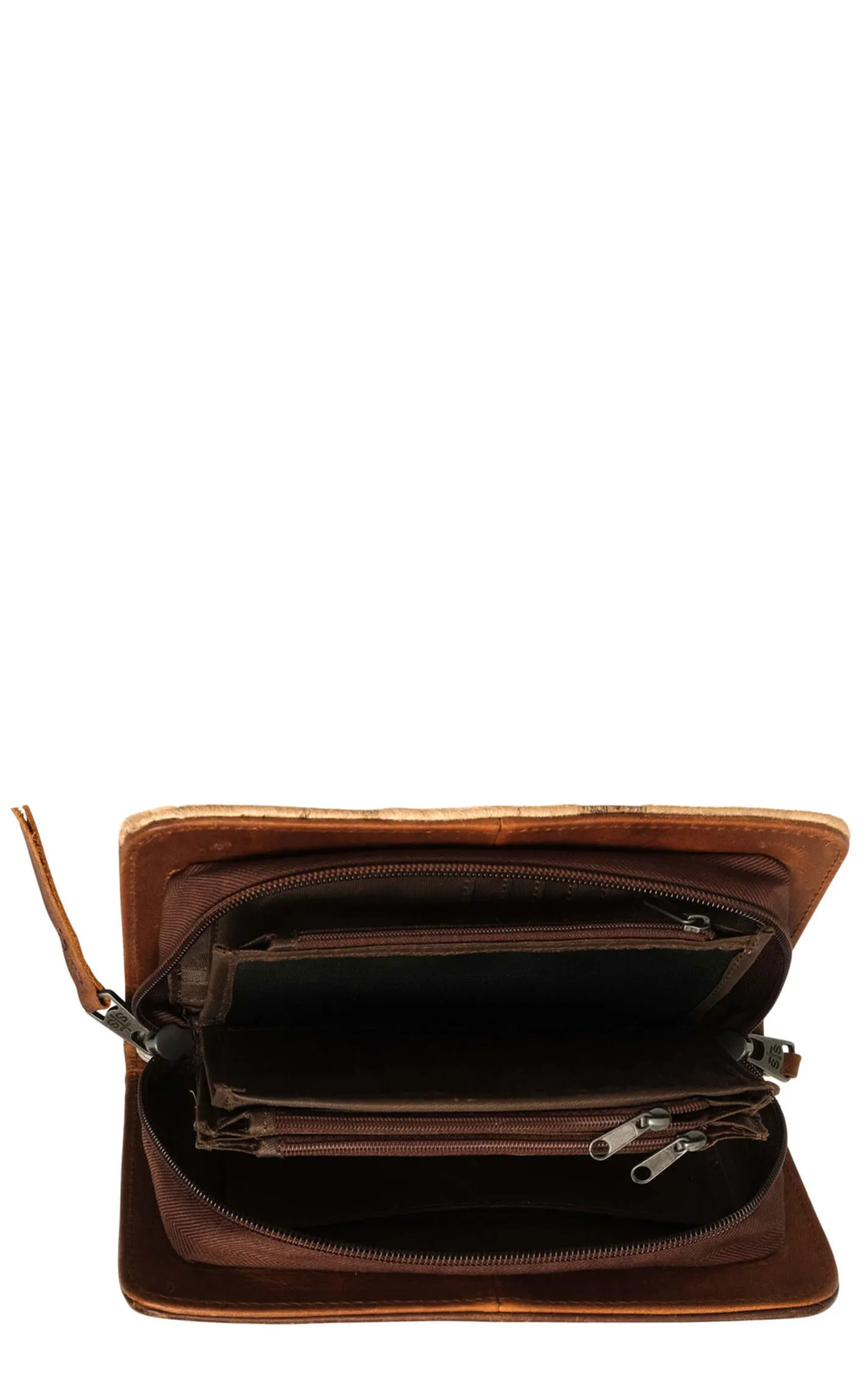 STS Ranchwear Cowhide Hair On Hide Serengeti Evie Organizer Crossbody