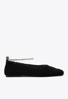 Teddy Augusta Shearling Ballet Flats