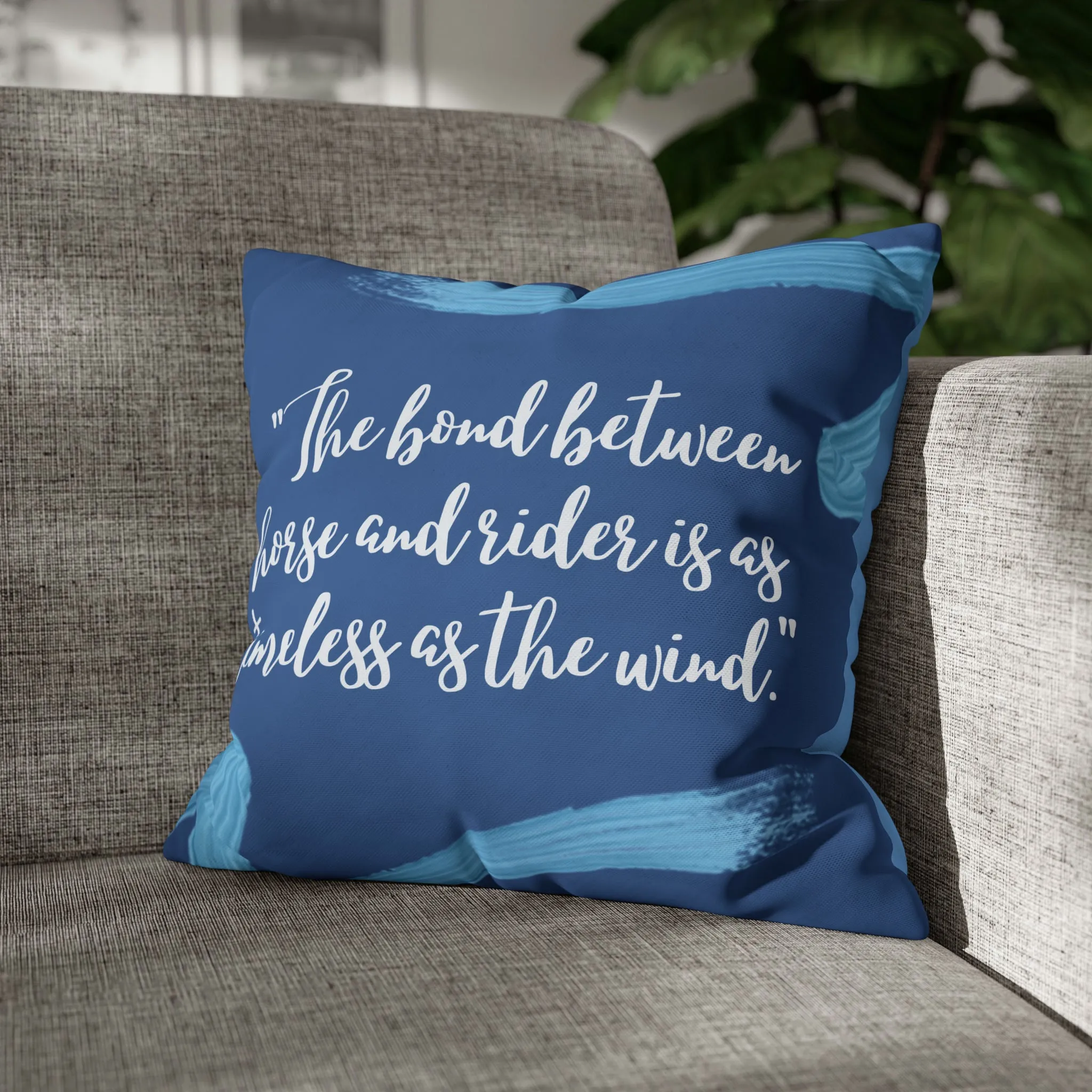 The bond between horse and rider: Pillowcase