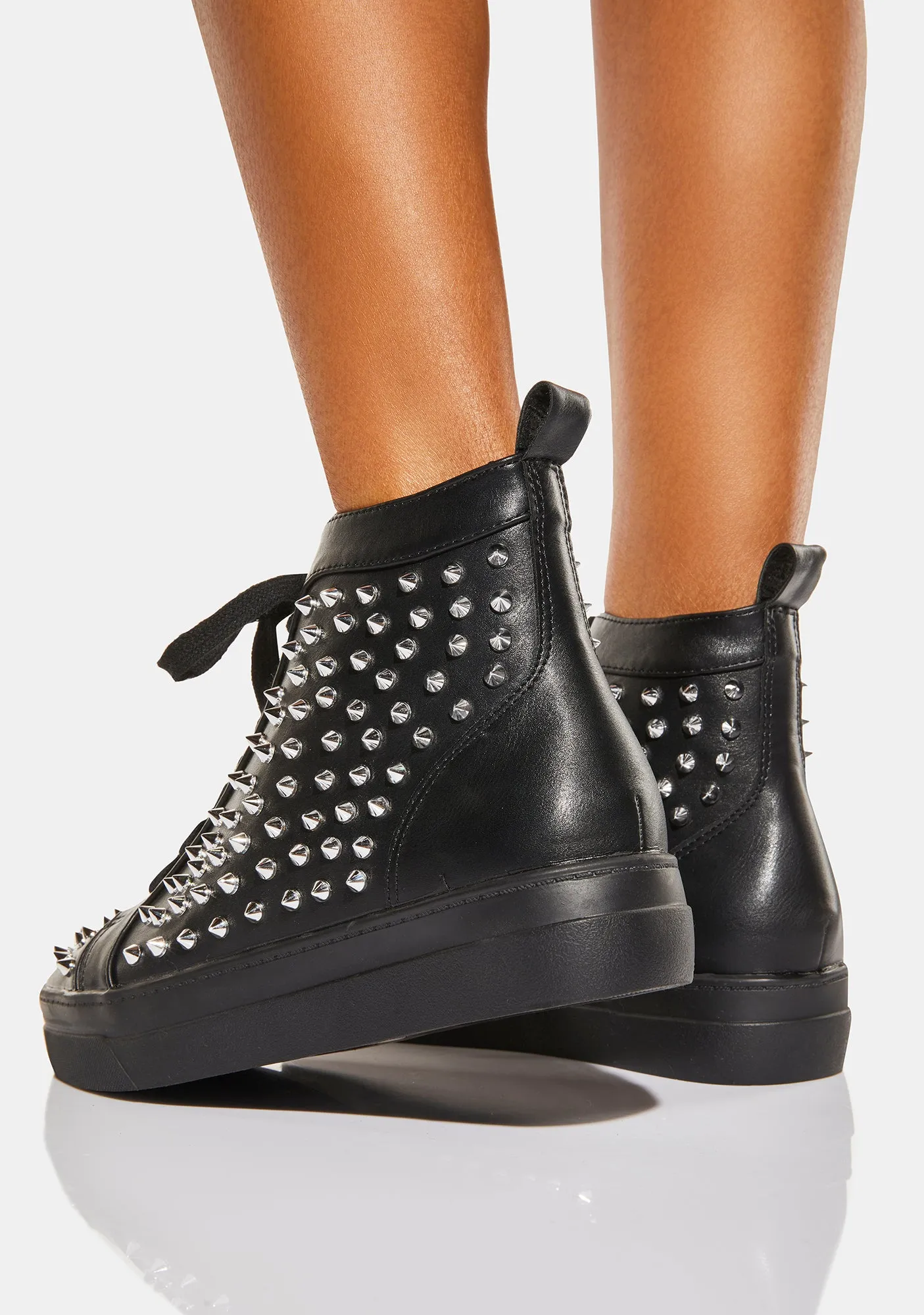 The Demon Inside Studded Sneakers-