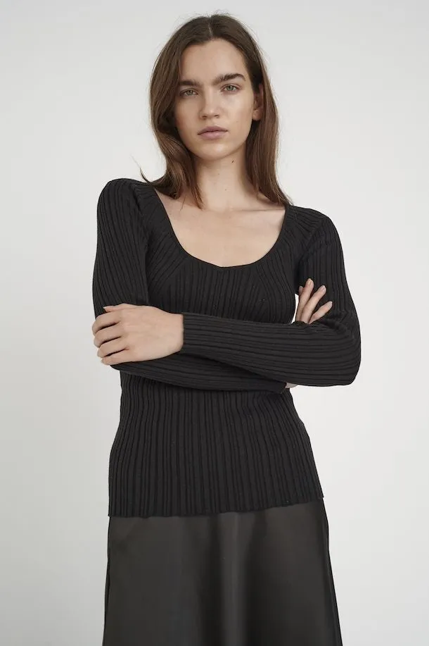 The Ginda Knitted Pullover by InWear - Black