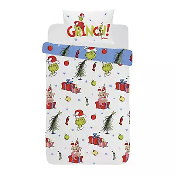 The Grinch Double Sided Duvet Cover Set | Kaleidoscope