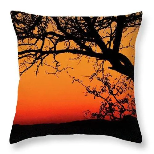 Tree Silhouette - Throw Pillow