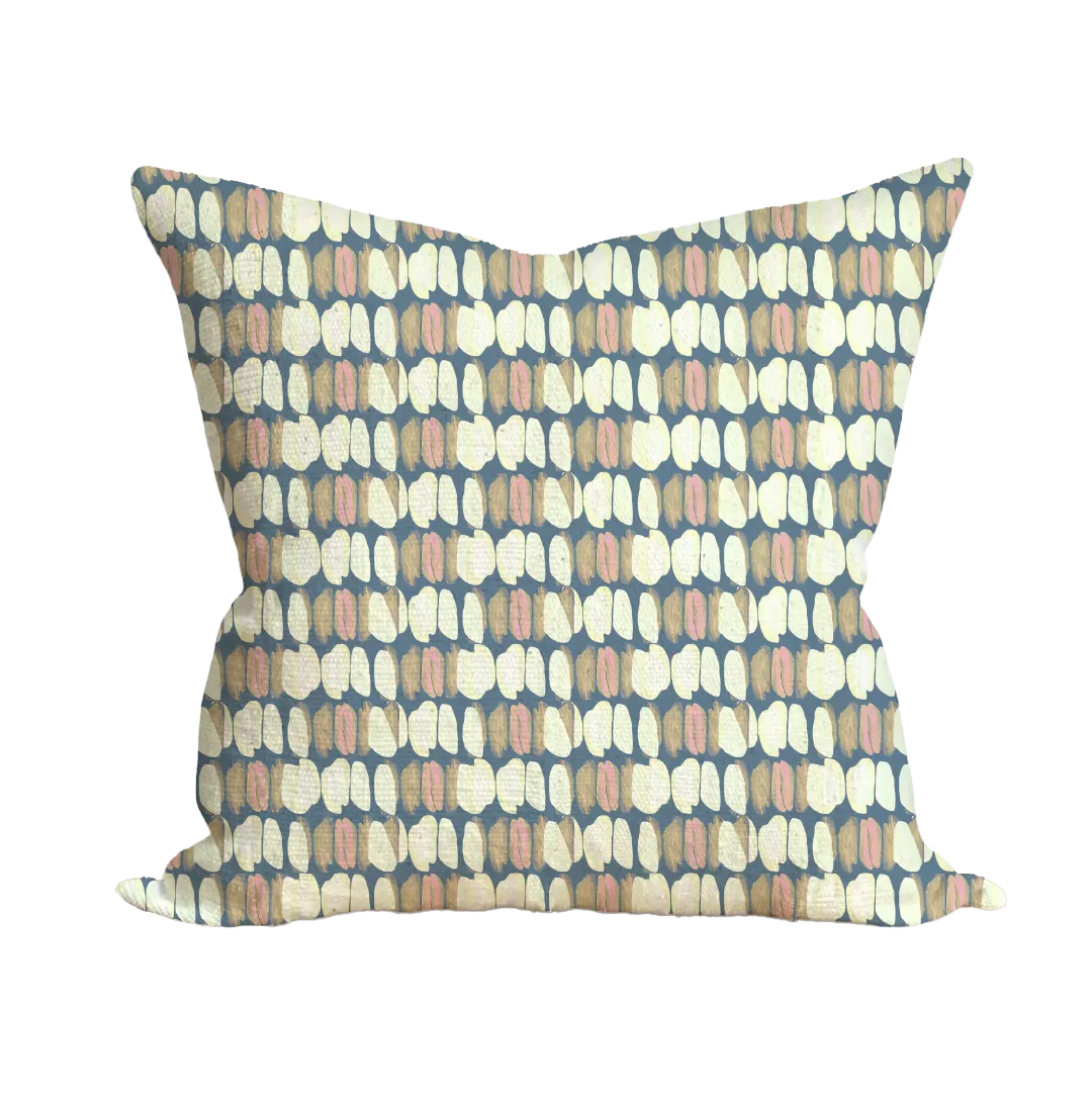 Tulips Blue Pillow