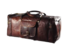 Urban Dezire Goat Leather Duffle Travel Bag - Horizon Leathers