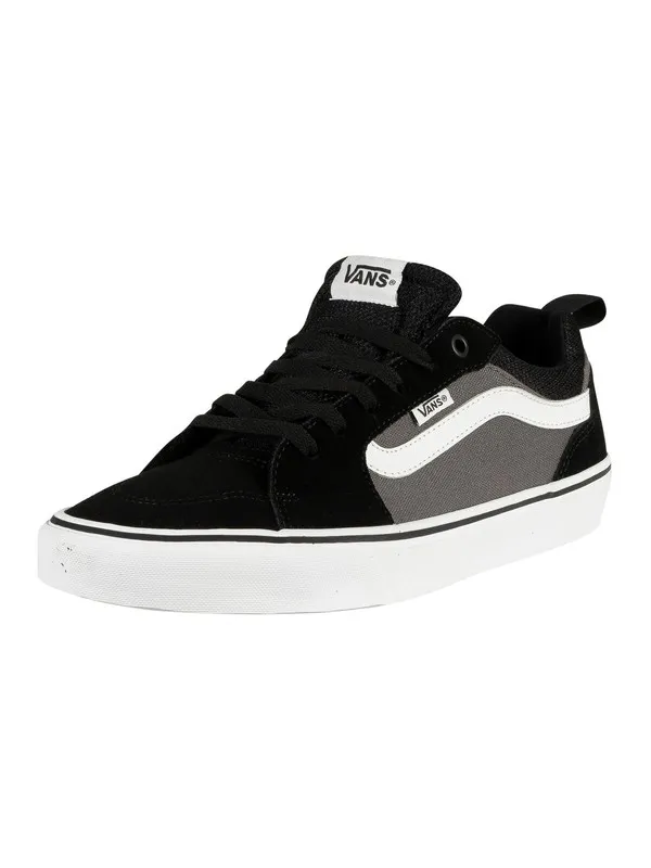 Vans Filmore Suede Canvas Trainers - Black/Pewt