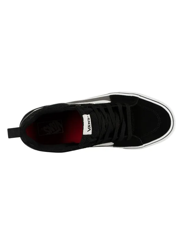 Vans Filmore Suede Canvas Trainers - Black/Pewt