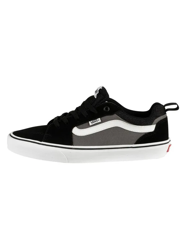 Vans Filmore Suede Canvas Trainers - Black/Pewt