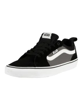 Vans Filmore Suede Canvas Trainers - Black/Pewt