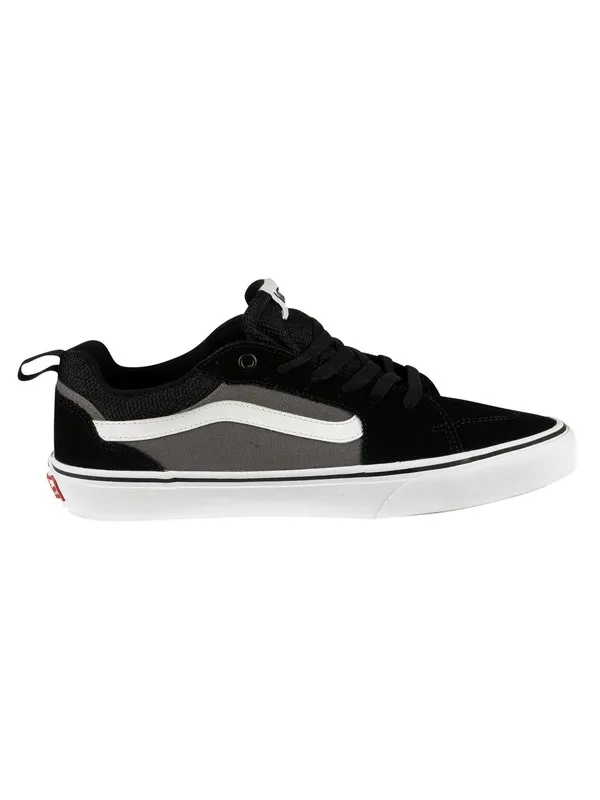 Vans Filmore Suede Canvas Trainers - Black/Pewt