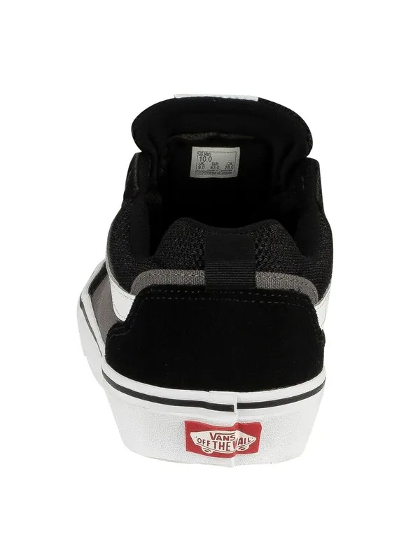 Vans Filmore Suede Canvas Trainers - Black/Pewt